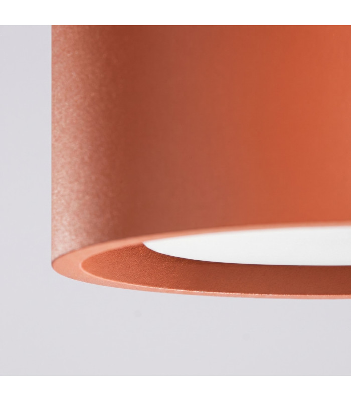 Modo Surface Mounted Downlight Red Ochre 3x GX53-5
