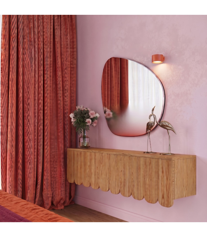 Modo Dome Wall Lamp Red Ochre 1x GX53-10