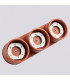 Modo Surface Mounted Downlight Red Ochre 3x GX53-6