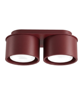 Modo Surface Mounted Downlight Burgundy 2x GX53-1