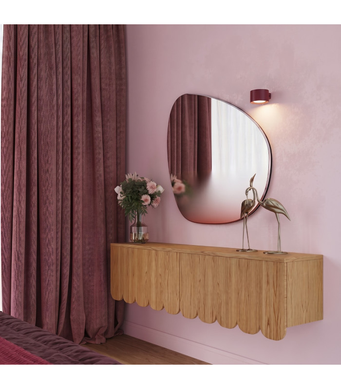Modo Dome Wall Lamp Burgundy 1x GX53-10
