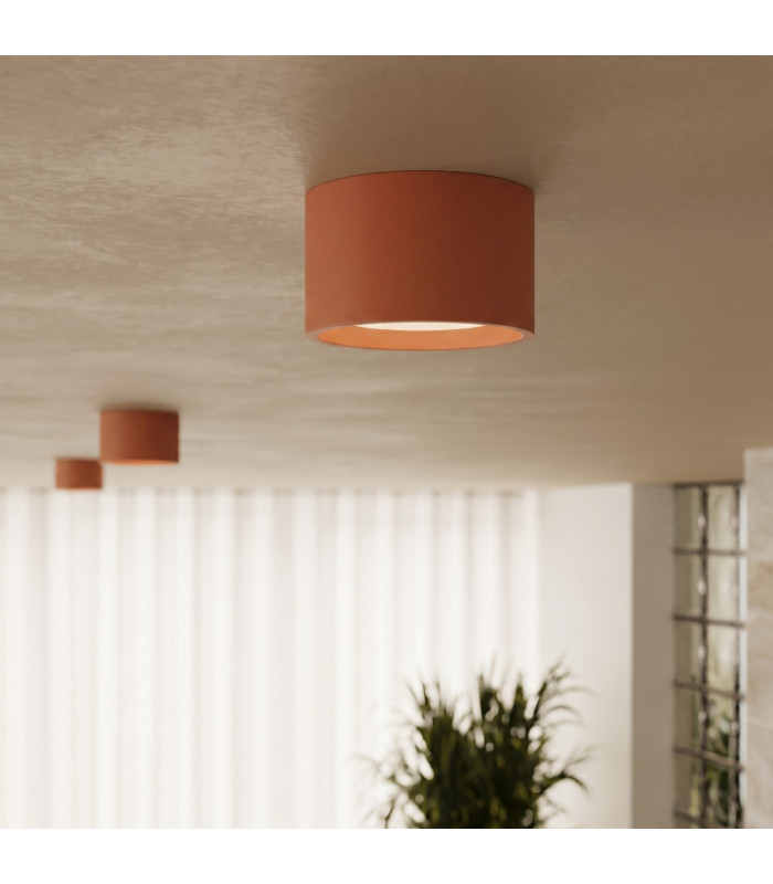 Modo Surface Mounted Downlight Red Ochre 2x GX53-12