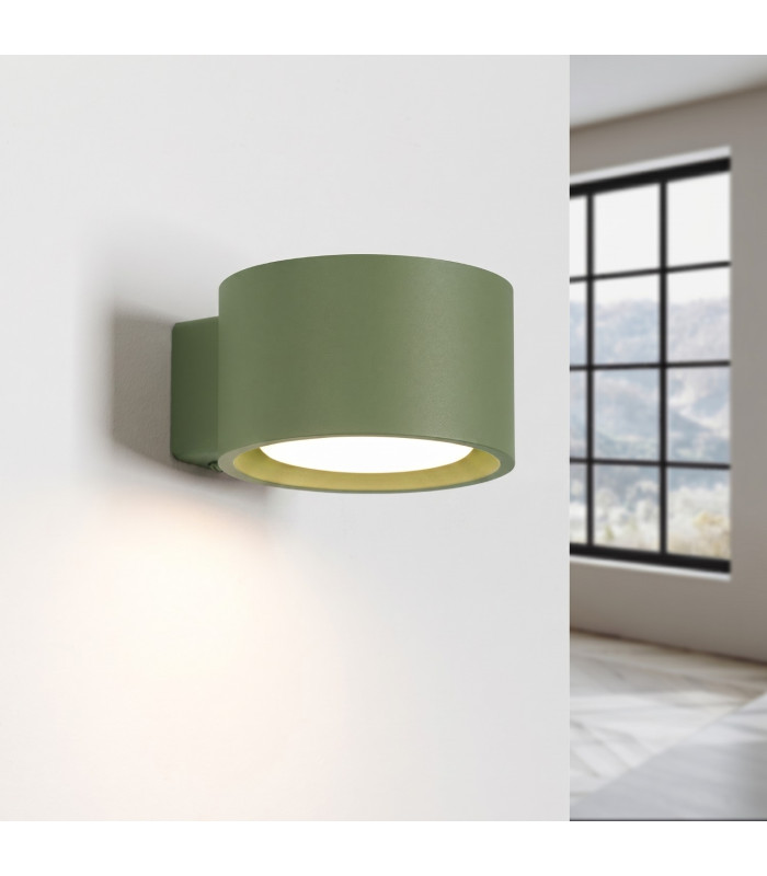 Modo Dome Wall Lamp Olive Green 1x GX53-3
