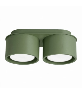 Modo Surface Mounted Downlight Olive Green 2x GX53-1