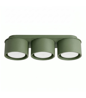 Modo Surface Mounted Downlight Olive Green 3x GX53-1
