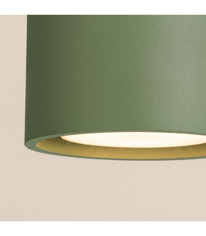 Modo Surface Mounted Downlight Olive Green 2x GX53-4