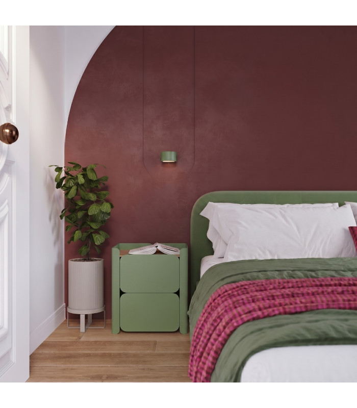 Modo Dome Wall Lamp Olive Green 1x GX53-9