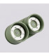 Modo Surface Mounted Downlight Olive Green 2x GX53-6