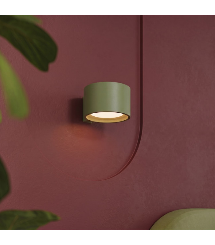 Modo Dome Wall Lamp Olive Green 1x GX53-11