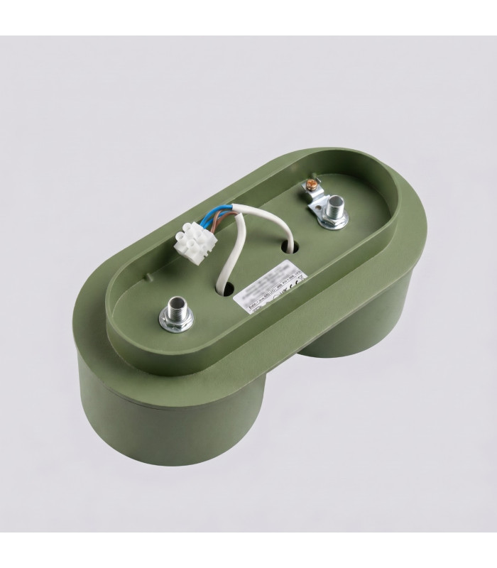 Modo Surface Mounted Downlight Olive Green 2x GX53-7