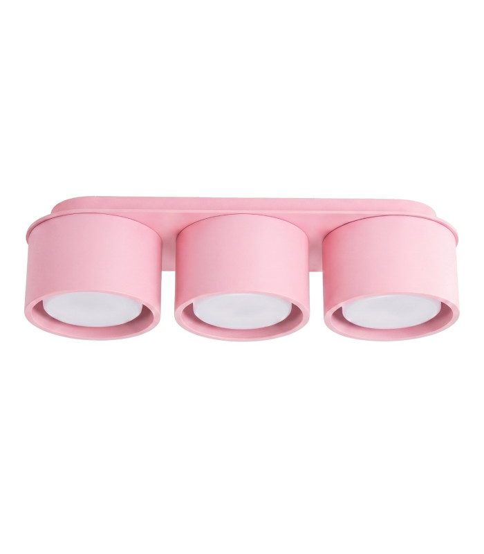 Modo Surface Mounted Downlight Pink 3x GX53-1