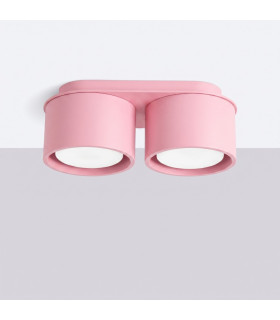 Modo Surface Mounted Downlight Pink 2x GX53-2