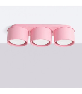 Modo Surface Mounted Downlight Pink 3x GX53-2