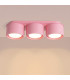 Modo Surface Mounted Downlight Pink 3x GX53-3