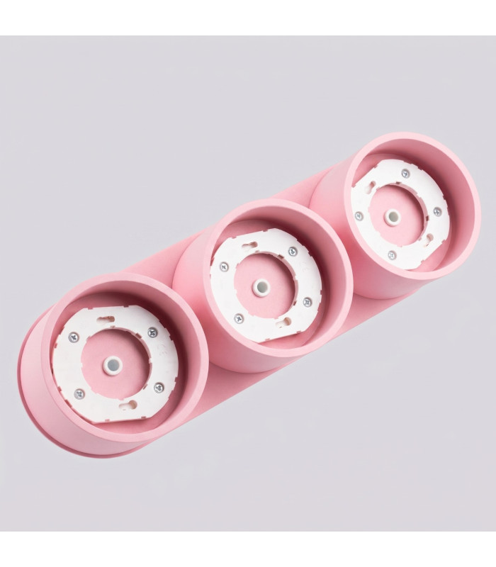 Modo Surface Mounted Downlight Pink 3x GX53-6