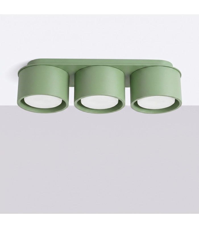 Modo Surface Mounted Downlight Sage 3x GX53-2
