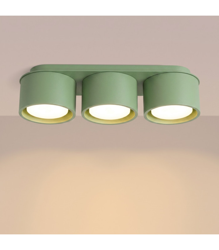Modo Surface Mounted Downlight Sage 3x GX53-3