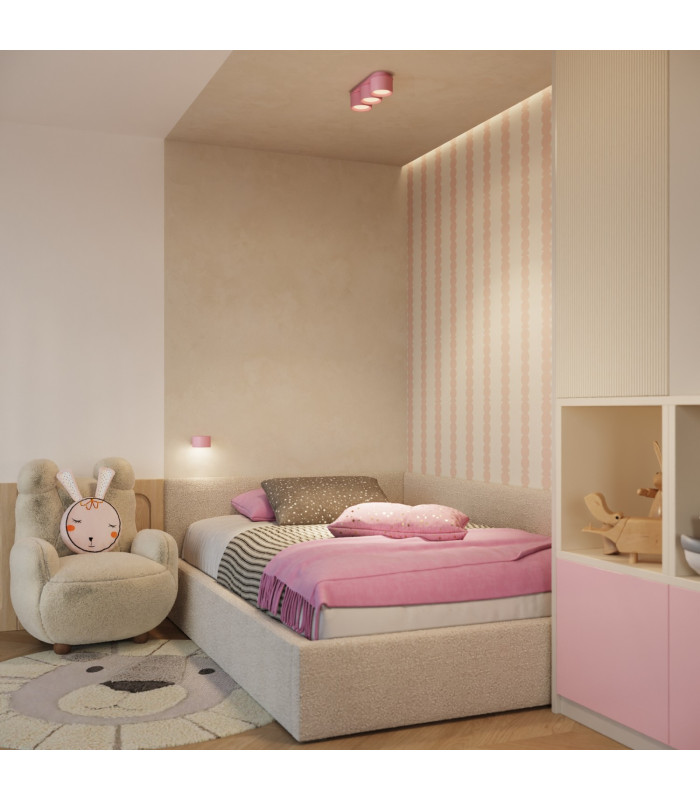 Modo Surface Mounted Downlight Pink 2x GX53-11