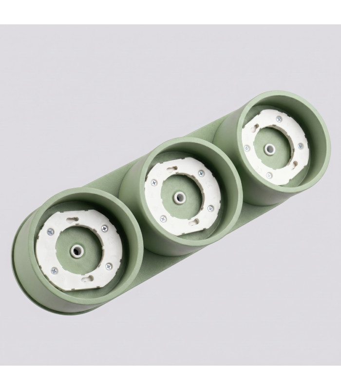 Modo Surface Mounted Downlight Sage 3x GX53-6