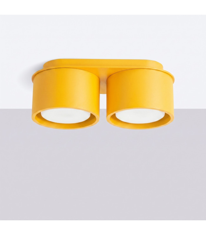 Modo Surface Mounted Downlight Yellow 2x GX53-2