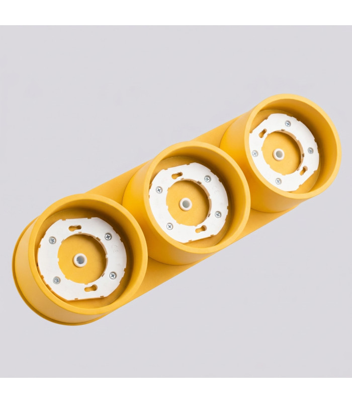 Modo Surface Mounted Downlight Yellow 3x GX53-6