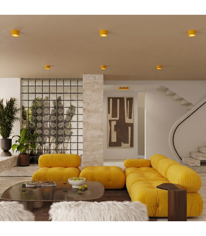 Modo Surface Mounted Downlight Yellow 1x GX53-10