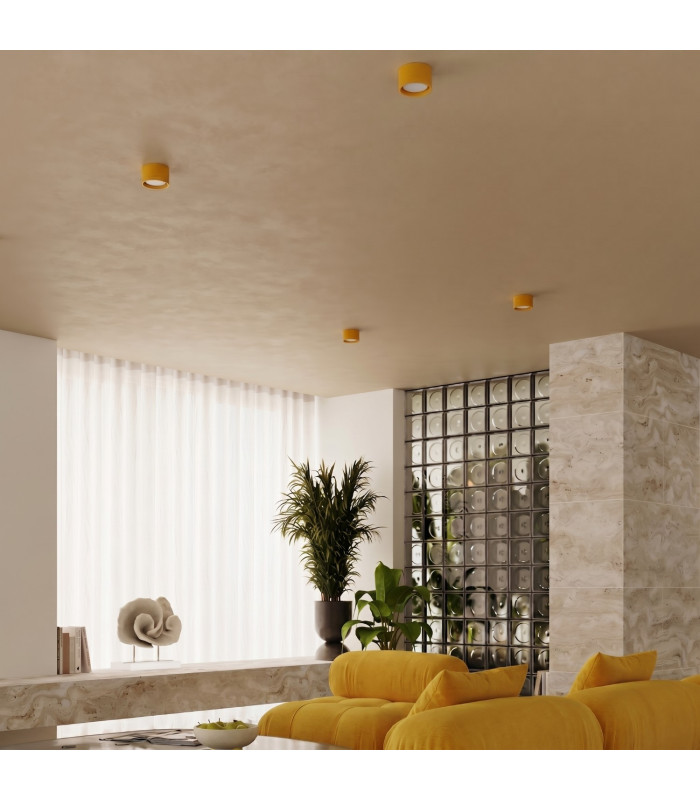 Modo Surface Mounted Downlight Yellow 1x GX53-11