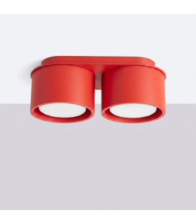 Modo Surface Mounted Downlight Red 2x GX53-2