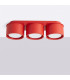 Modo Surface Mounted Downlight Red 3x GX53-2