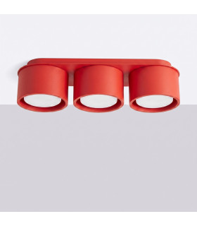 Modo Surface Mounted Downlight Red 3x GX53-2