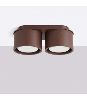 Modo Surface Mounted Downlight Brown 2x GX53-2