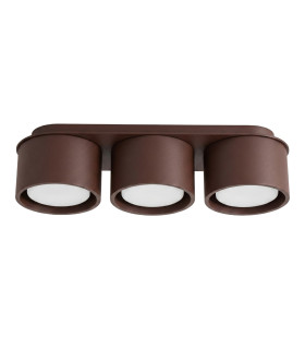 Modo Surface Mounted Downlight Brown 3x GX53-1