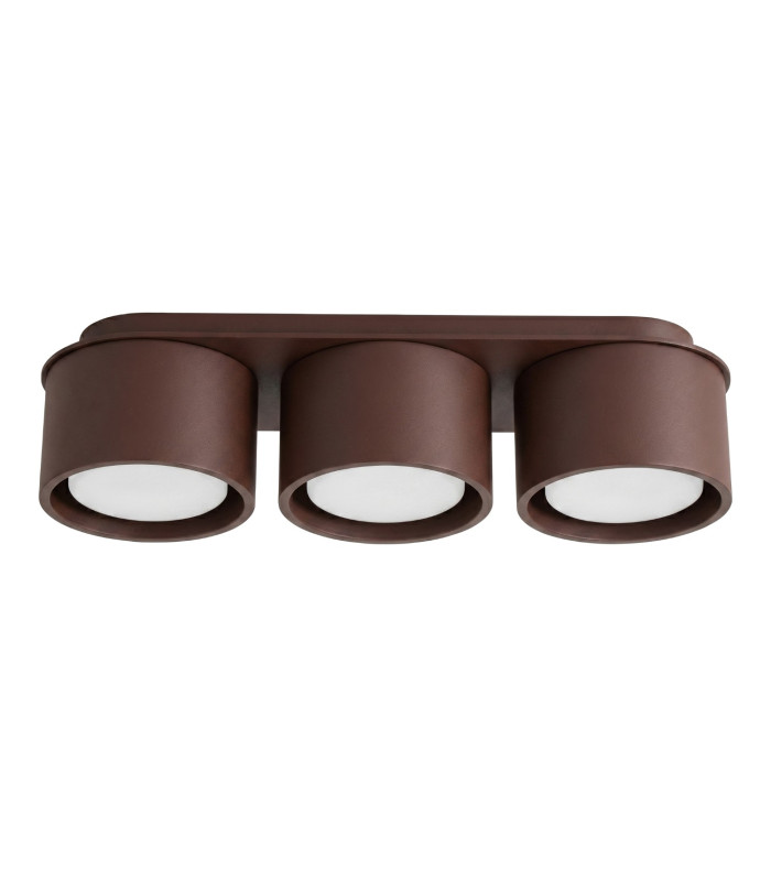 Modo Surface Mounted Downlight Brown 3x GX53-1