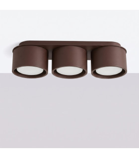 Modo Surface Mounted Downlight Brown 3x GX53-2