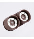 Modo Surface Mounted Downlight Brown 2x GX53-6