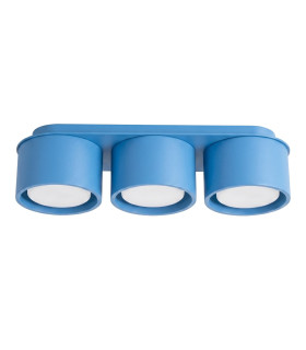 Modo Surface Mounted Downlight Blue 3x GX53-1