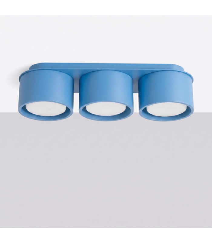 Modo Surface Mounted Downlight Blue 3x GX53-2