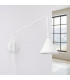 Nox Dome Wall Lamp with Switch White 1x E14-2