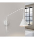 Nox Dome Wall Lamp with Switch White 1x E14-3