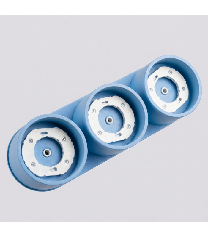 Modo Surface Mounted Downlight Blue 3x GX53-6