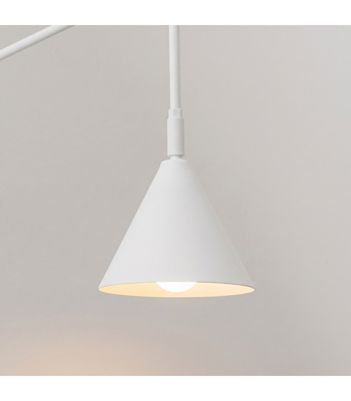 Nox Dome Wall Lamp with Switch White 1x E14-4