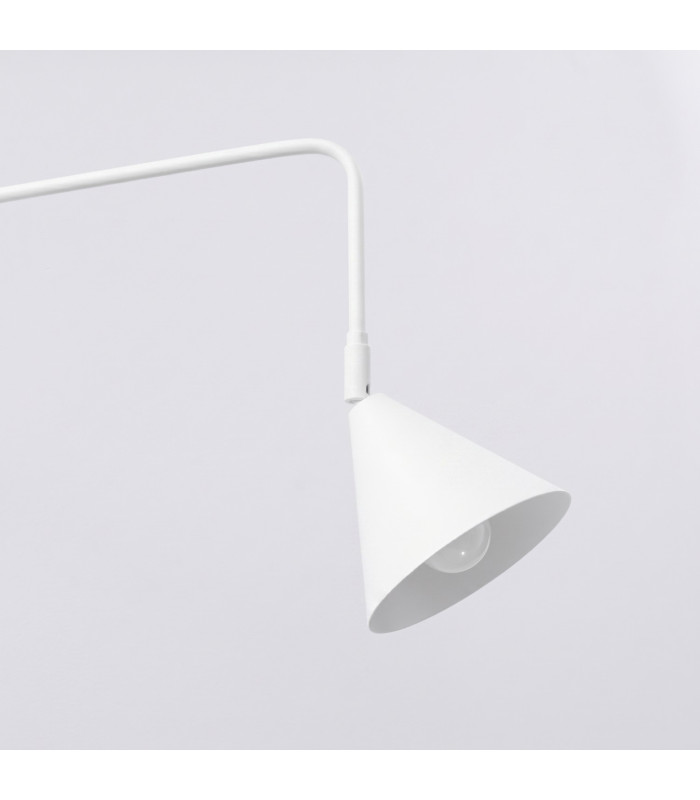 Nox Dome Wall Lamp with Switch White 1x E14-5