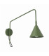 Nox Dome Wall Lamp with Switch Olive Green 1x E14-1