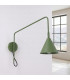 Nox Dome Wall Lamp with Switch Olive Green 1x E14-2