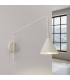 Nox Dome Wall Lamp with Switch Beige 1x E14-3