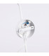 Nox Dome Wall Lamp with Switch White 1x E14-9