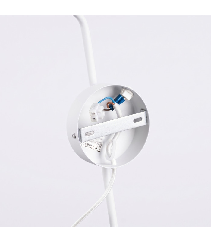 Nox Dome Wall Lamp with Switch White 1x E14-9