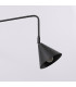 Nox Dome Wall Lamp with Switch Black 1x E14-5