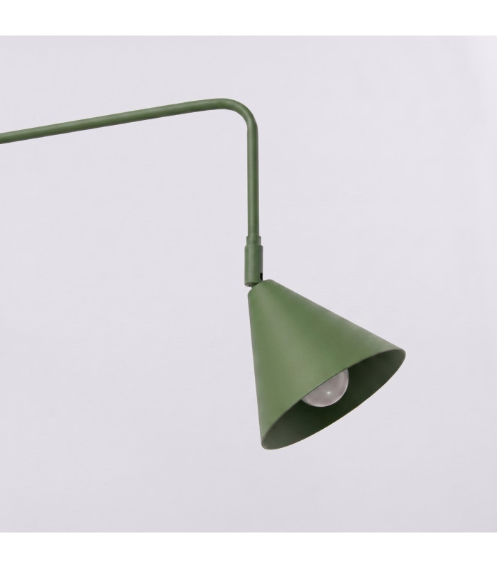Nox Dome Wall Lamp with Switch Olive Green 1x E14-5