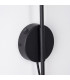 Nox Dome Wall Lamp with Switch Black 1x E14-7